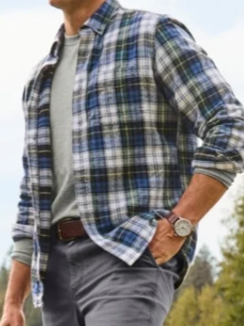 LL BEAN sXL Scotch Plaid Men’s Flannel Shirt-incredibly SOFT & looks NEW!